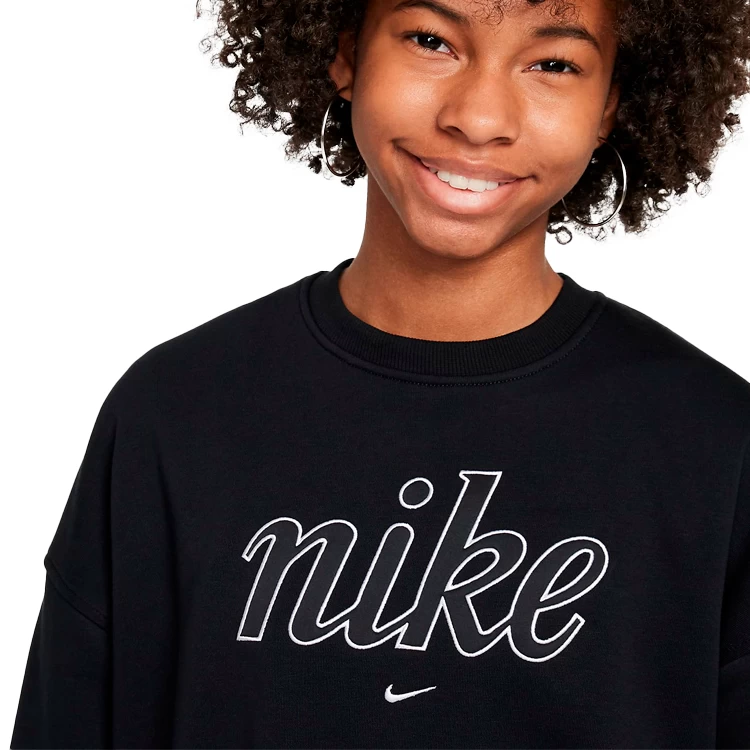 Hanorac Nike G NSW CLUB FLC BXY CRW GX STAR / Femei / XL / Negru photo 4