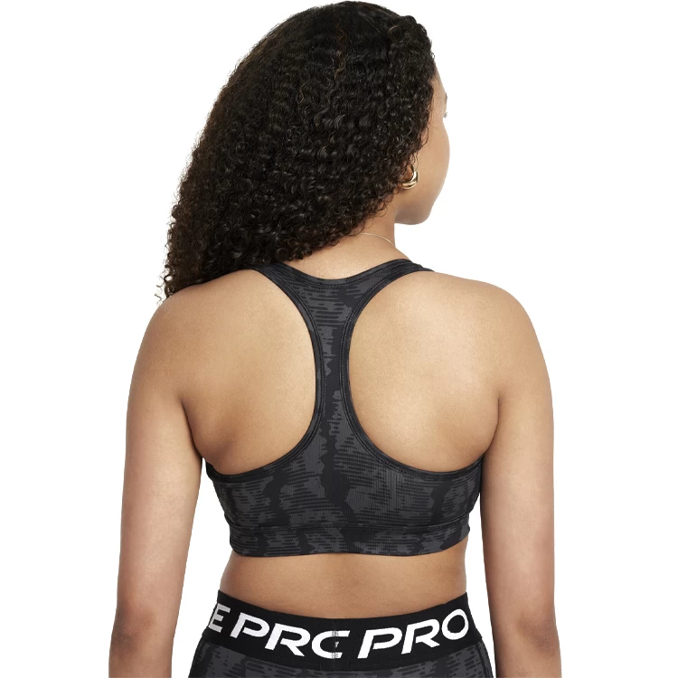 Bra sportive Nike G NK SWSH REV AOP BRA / Femei / S / Negru-gri photo 5