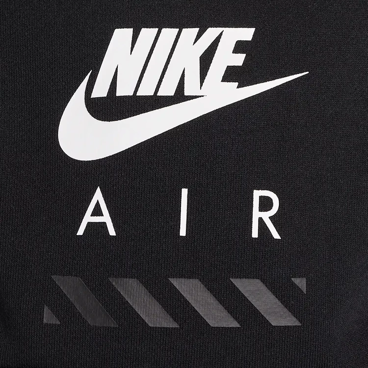 Jacheta Nike K AIR FLC PO HOODIE S Negru Barbati photo 5