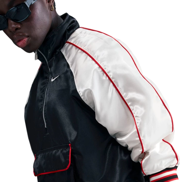 Толстовка Nike W NSW STREET SVNR JKT XS Черный/Белый Женский photo 4