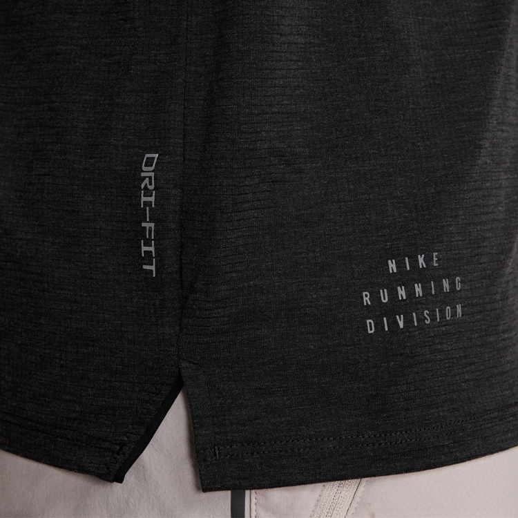Tricou bărbătesc Nike M NK DF STMT RUN DIV SS TOP L Negru photo 5