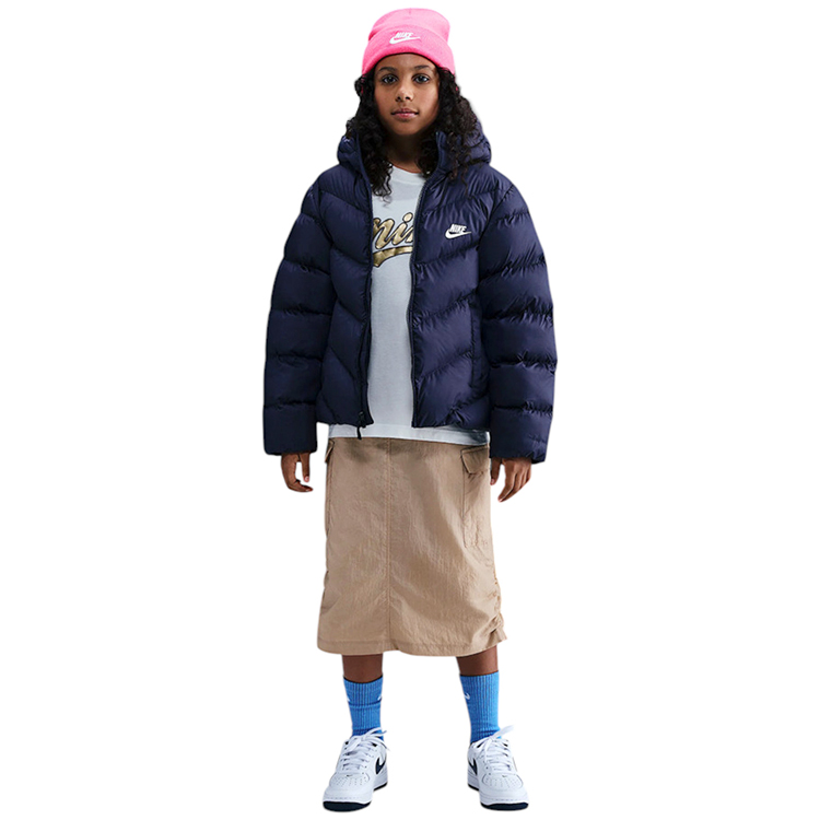 Scurta Nike K NSW TF ADP PUFFER S Albastru Unisex photo 2