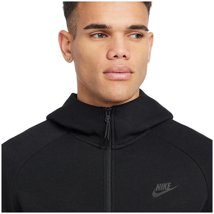 Мужская Толстовка Nike M NK TCH FLC FZ WR HOODIE XXXL Черный photo 5