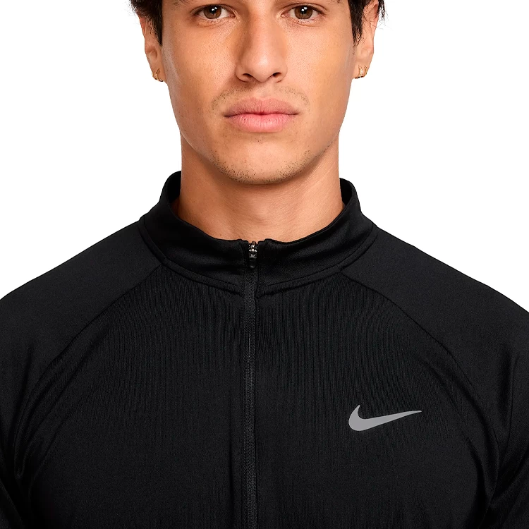 Hanorac pt bărbați Nike M NK DF STRIDE HZ MIDLAYER L Negru photo 4