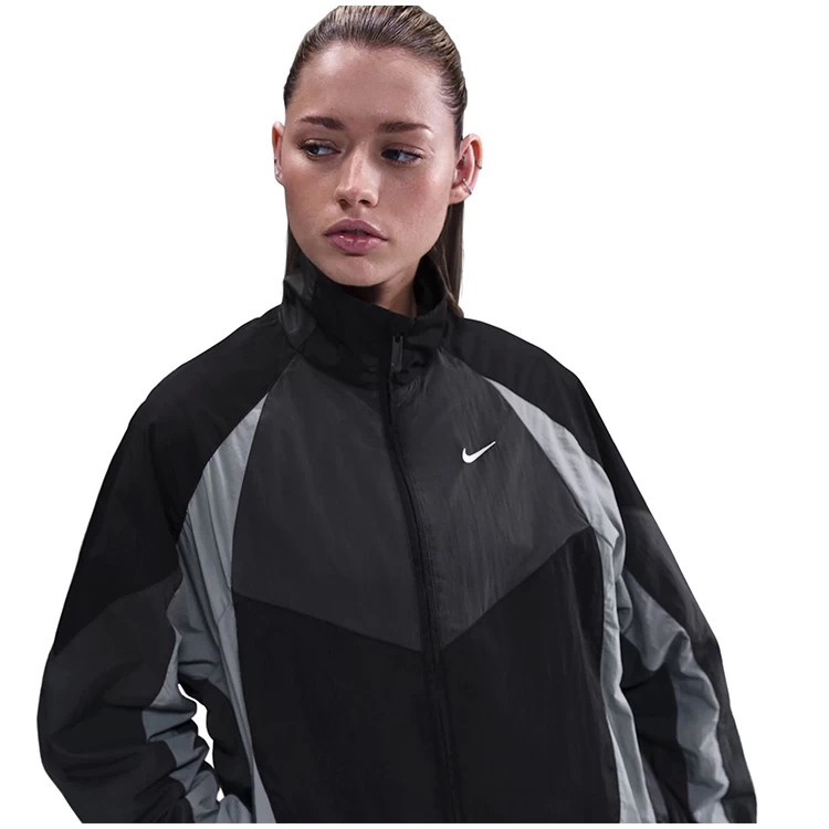 Jacheta Nike W NSW STREET OS TRACK JKT S Gri Femei photo 5