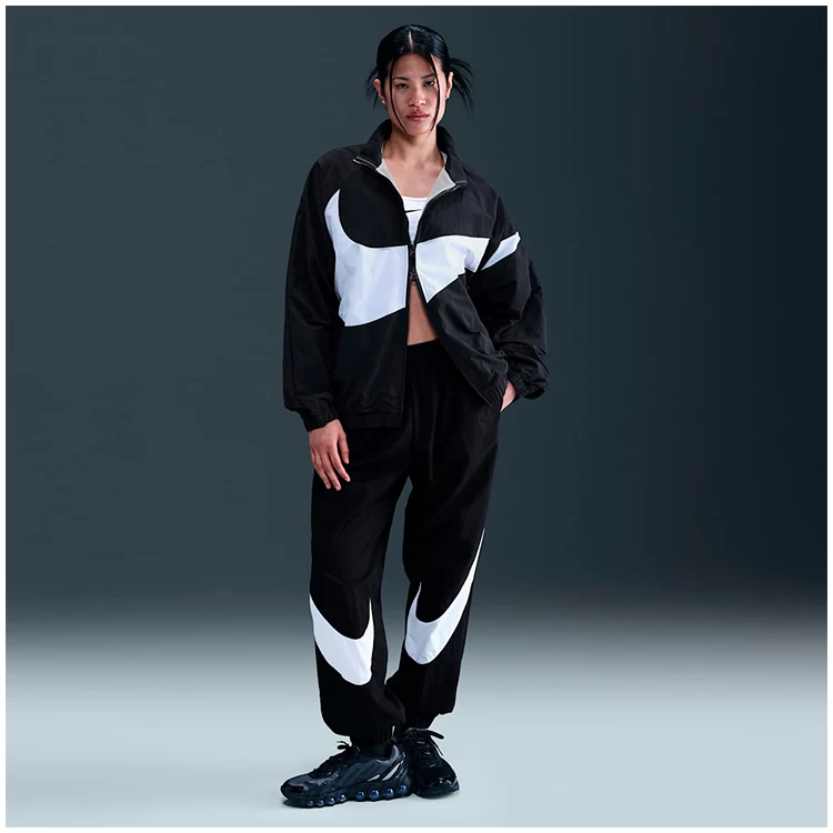 Толстовка Nike W NSW LOGO OS TRACK JKT L Черный Женский photo 4