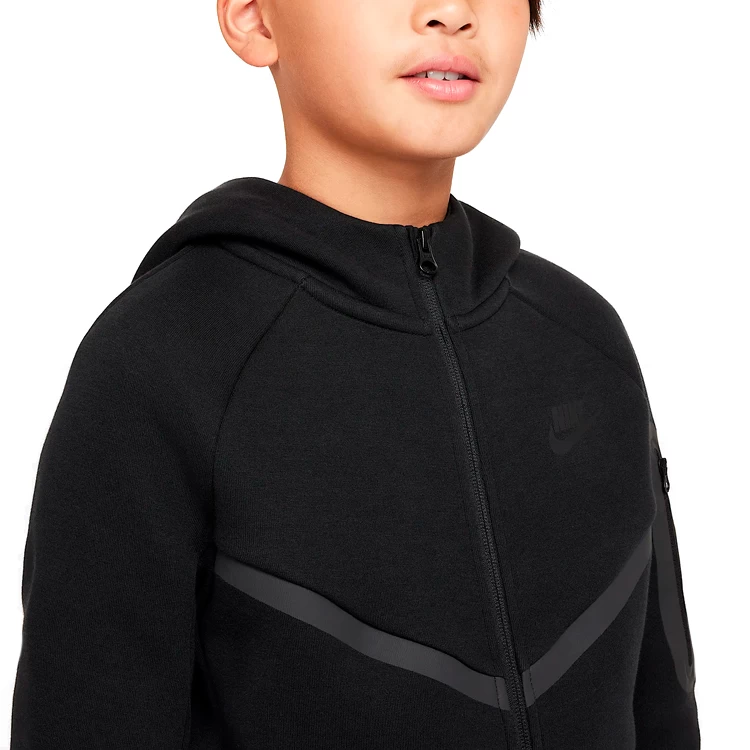 Толстовка Nike B NSW TCH FLC FZ - PD S Черный Мужской photo 5