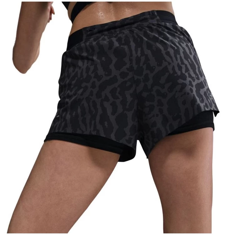 Шорты Nike W NK SWFT NVLT DF MR 2N1 3 SH XL Черный Женский photo 4