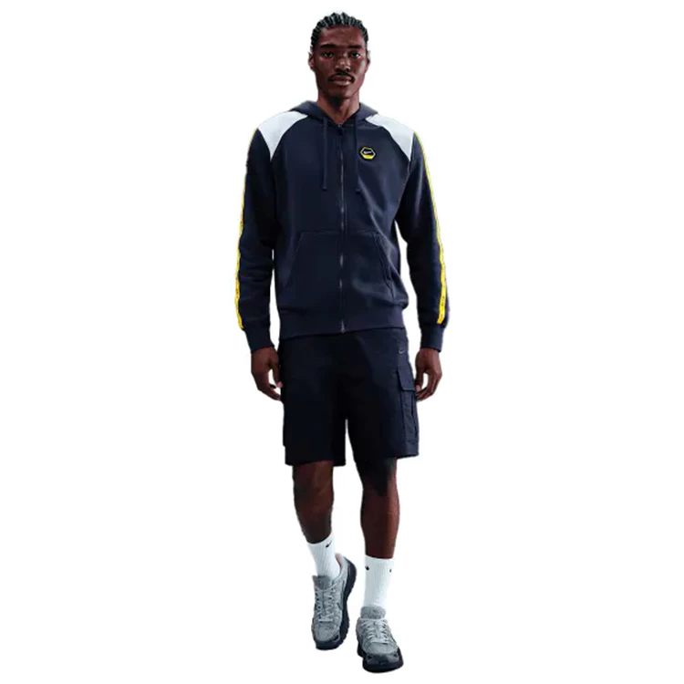 Мужская Толстовка Nike M NSW CS HOODY FLC BB L Синий photo 4