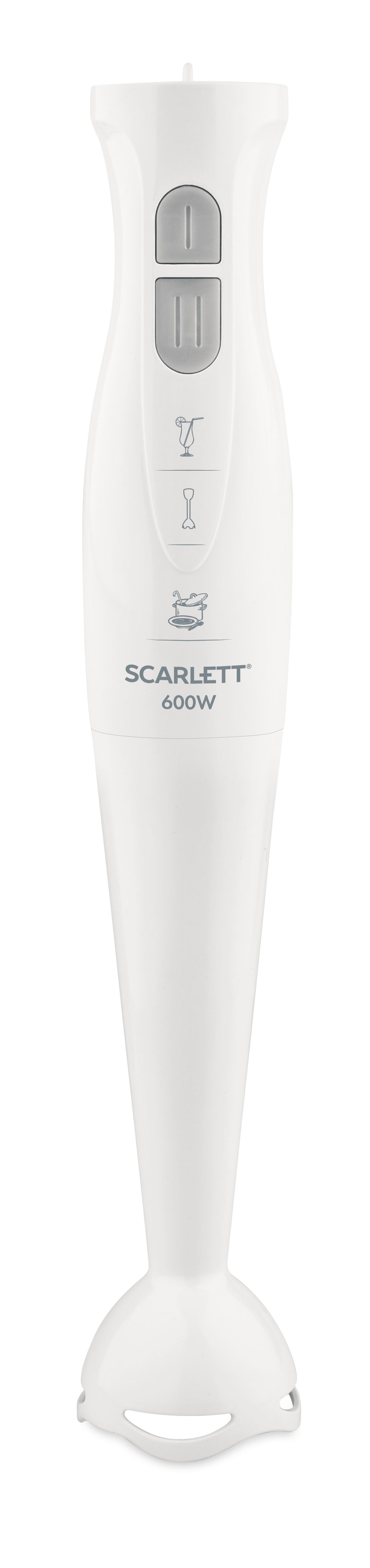Блендер Scarlett SC-HB42S10, 600 Вт, 2 скоростей, Белый  photo 1