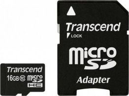 Card de memorie MicroSD+SD adapter Transcend TS16GUSDHC10 Class 10  16Gb thumbnav 2