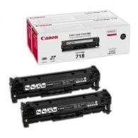 Laser Cartridge Canon 718 x set 2pcs, black (3400 pages) for LBP-7200Cdn,7660Cdw,7680Cx &amp; MF724CDW/728CDW,MF8550Cdn,8540Cdn,8380Cdw,8360Cdn,8350Cdn,8330Cdn 