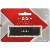 M.2 NVMe SSD 1.0TB Silicon Power XD80 w/Heatsink, Interface:PCIe3.0 x4 / NVMe1.3, M2 Type 2280 form factor, Sequential Reads 3400 MB/s / Writes 3000 MB/s, MTBF 2mln, HMB, SLC+DRAM Cache, RAID engine technology, SP Toolbox, Phison E12S, 3D NAND TLC thumbnav 4