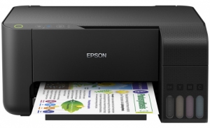 MFD CISS Epson ECO TANK L3110, Color Printer/Scanner/Copier/Wi-Fi, A4, Print 5760x1440dpi, Scan 600x1200 dpi, ESAT 10.0/5.0 ipm,64-256 г/м2, LCD 6.2cm,USB 2.0, 4 ink tanks: C13T00S14A/24A/34A/44A B/M/Y/C Black: 3.600 pages Colour: 6.500 p. thumbnav 1