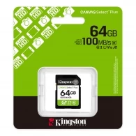 Card de memorie SD  64GB Kingston Canvas Select Plus, 150MB/s 