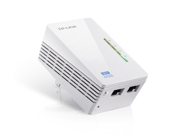 TP-LINK TL-WPA4220  N300 AV600 Powerline Adapter, Compact Size, 300Mbps Powerline Datarate, 1 Lan Port, Power Socket, HomePlug AV, Green Powerline,  Plug and Play, Pair Button, Range 300 meters in house thumbnav 1