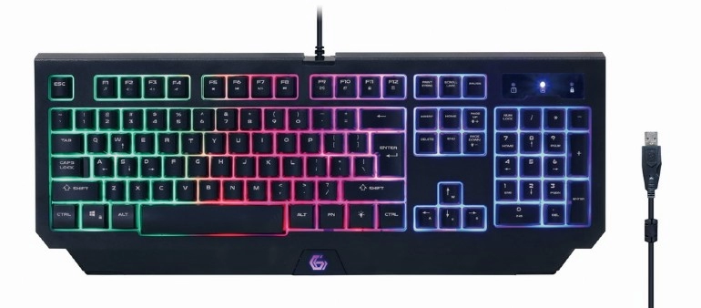 Gembird Gaming Kit GGS-UMGL4-01-RU, 4-in-1 Backlight Gaming kit "Phantom", RU layout photo 2