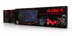 Gembird Gaming Kit GGS-UMGL4-01-RU, 4-in-1 Backlight Gaming kit "Phantom", RU layout thumbnav 6