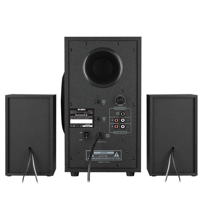 Boxe 2.1 SVEN MS-2070 / 60W RMS / Bluetooth / Black photo 5