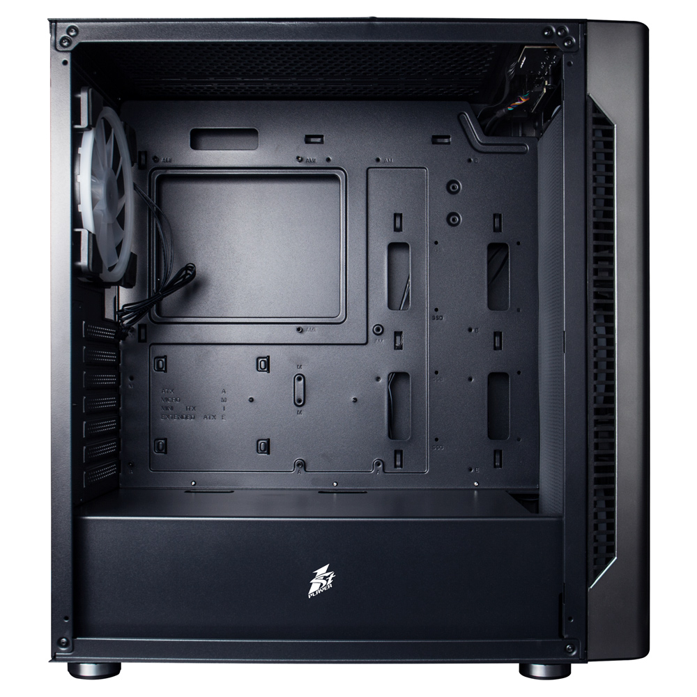 Корпус 1STPLAYER DX / no PSU / Side-Window / 4x140mm / EATX / Silver photo 4