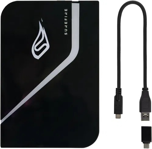 2.5” Внешний игровой SSD Verbatim Surefire PyroDrive / 2TB / USB 3.2 Gen1 / Black photo 4