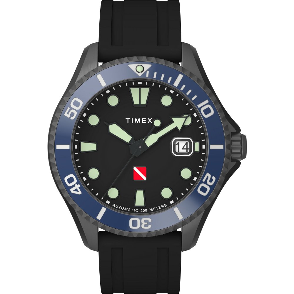 Tiburón Automatic 44mm Synthetic Rubber Strap Watch TW2W21100 photo 1