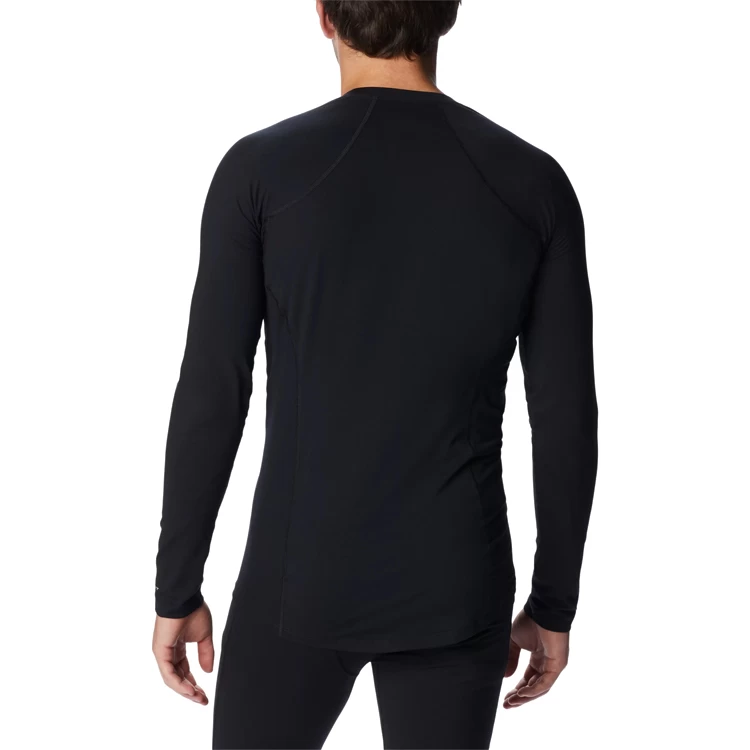 Футболка с длинным рукавом термобелье Columbia Midweight Stretch Long Sleeve Top S Черный Мужской photo 4