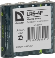 Батарейка Defender LR6-4F AA thumbnav 1