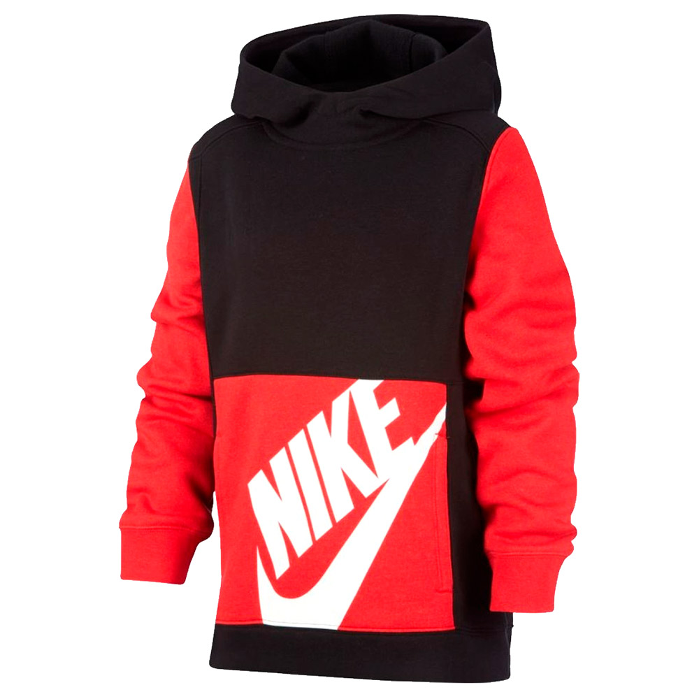 Hanorac Nike B NSW PO HOODIE KIDS PACK / Barbati / L / Negru-rosu photo 1 Hanorac Nike B NSW PO HOODIE KIDS PACK / Barbati / L / Negru-rosu photo 1
