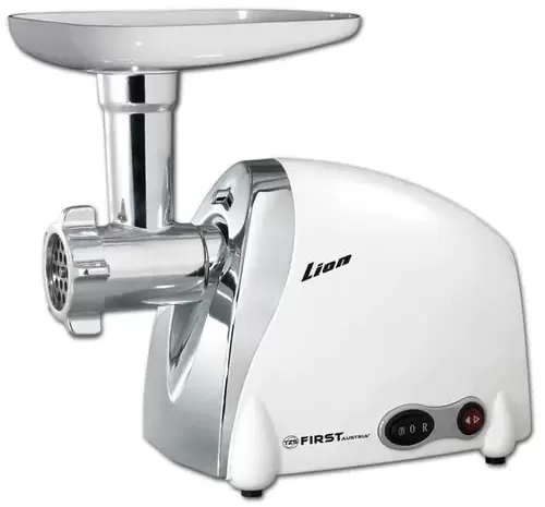 Мясорубка шнековая First FA51411, 1.5 кг/мин, 500 Вт, Белый photo 1