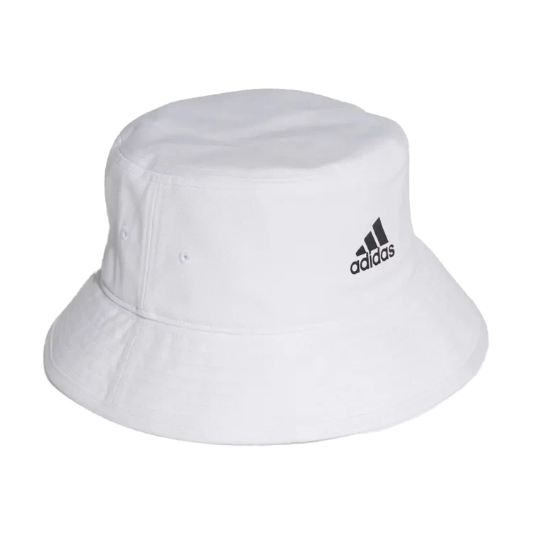 Panama Adidas COTTON BUCKET    One size Alb photo 4