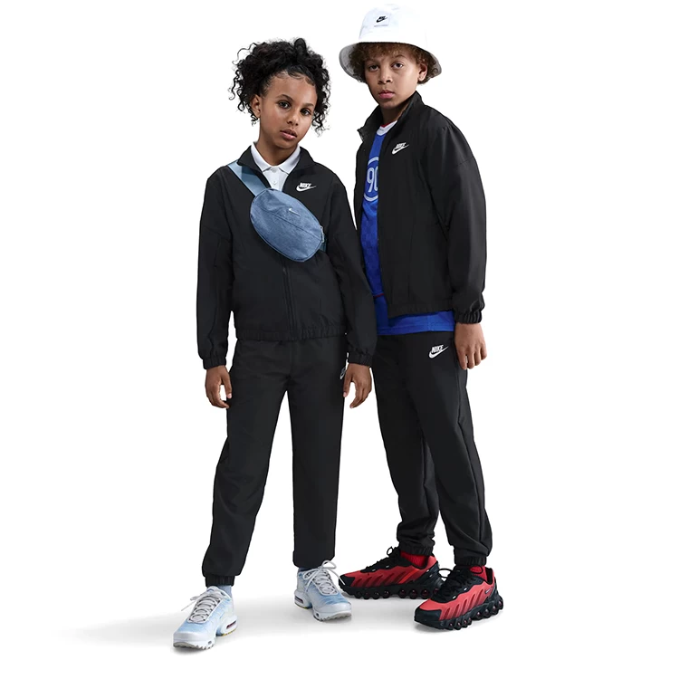 Costum Sportiv Nike K NSW TRACKSUIT WVN FZ L Negru Unisex photo 1