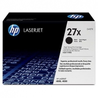 HP Black Cartridge, LJ4000 & 4050 Series, Std (6000 pages at 5% coverage, 10000 pages with the "Dr Grauert" test page). Made in Japan. thumbnav 1