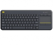 Logitech Wireless Touch Keyboard K400 Plus, Multi-touch touchpad, Nano receiver, USB, Retail, Black 