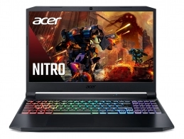 ACER Nitro AN515-56 Shale Black (NH.QAMEU.008) 15.6" FHD IPS (Intel Core i5-11300H 4xCore 2.6-4.4GHz, 8GB (1x8) DDR4 RAM, 512GB PCIe NVMe SSD+HDD Kit, GeForce GTX 1650 4GB GDDR6, WiFi6-AX/BT5, 4cell, HD Webcam, RUS, Backlit, No OS, 2.2 kg) 