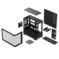 Carcasa ASUS Prime AP202 ARGB Tempered Glass/ noPSU / 3x MR120 ARGB fans/ mATX / Black thumbnav 10