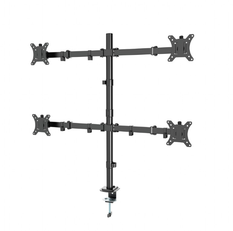 Регулируемый настольный кронштейн для 4 мониторов 13”-32”  Gembird MA-D4-01 photo 2