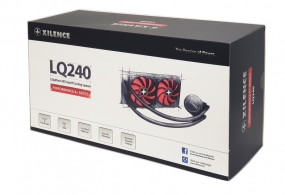 XILENCE Liquid Cooler (XC975) ”LiQuRizer 240” Performance A+ Socket LGA 1700/2066/2011/115x/1200 & AM5/AM4, up to 300W, 2x TF120 Red Fans:120x120x25mm, PWM fans:700-1800rpm, 18.0-32.2 dBA, 70CFM, pump: 2100±10% rpm, 25dBA, 3 pin, LED lit Pump Head, Black thumbnav 4