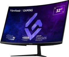 31.5” Monitor Gaming VIEWSONIC VX3218-PC-MHD / FHD / Curved / 1ms / 180Hz / Black thumbnav 3