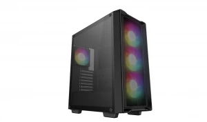 Carcasa DEEPCOOL CC560 MESH V2 / w/oPSU / Side-Window / ATX / Black 