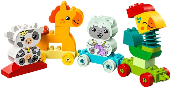 Constructor Lego Duplo Animal Train 10412 de la 1.5+ ani photo 2