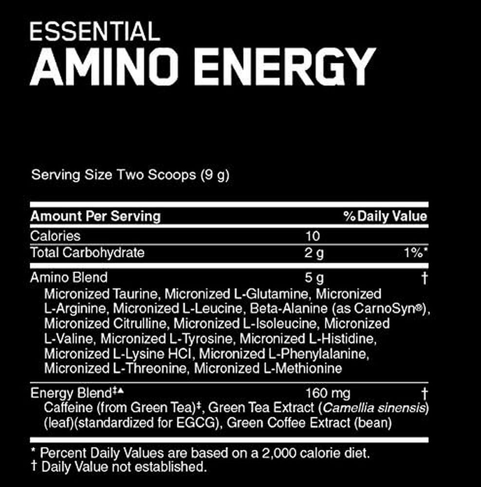 Предтренировочный комплекс Optimum Nutrition ON AMINO ENERGY CONCORD GRAPE 1.29LB photo 3
