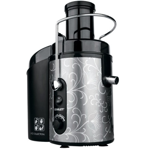 Соковыжималка центробежная Scarlett SC-JE50S12, 1.5 л, 1500 Вт, 5 скоростей, Серый с черным photo 1 Соковыжималка центробежная Scarlett SC-JE50S12, 1.5 л, 1500 Вт, 5 скоростей, Серый с черным photo 1