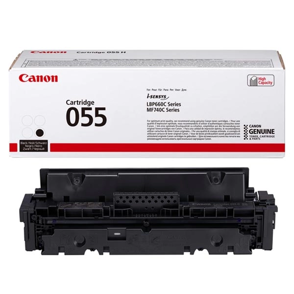 Laser Cartridge Canon 055 (3016C002), black (2300 pages) for MF742Cdw, MF744Cdw, MF746Cx, LBP663Cdw, LBP664Cx photo 1