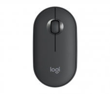 Logitech Wireless Mouse Pebble M350 Graphite, Optical Mouse for Notebooks, 1000 dpi, Nano receiver, Graphite, Retail thumbnav 1
