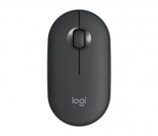 Logitech Wireless Mouse Pebble M350 Graphite, Optical Mouse for Notebooks, 1000 dpi, Nano receiver, Graphite, Retail 