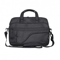 Trust NB bag 16" Sydney, Eco-friendly laptop bag for 16" laptops, (420 x310mm), Black 