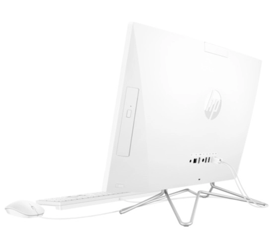 All-in-One PC - 23.8" HP AiO 24-cr0056ci 23.8" FHD AG IPS, Intel Core i3-N300, 1x8GB DDR4, 256GB M.2 2280 PCIe NVMe SSD, Intel® Iris Xe Graphics, CR, HD Cam, WiFi6 2x2 + BT5, HDMI, LAN, White Wired KBD 125KB and MS, FreeDos, Shell White. photo 3