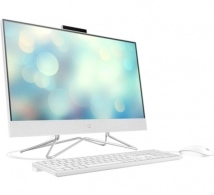 All-in-One PC - 23.8" HP AiO 24-cr0056ci 23.8" FHD AG IPS, Intel Core i3-N300, 1x8GB DDR4, 256GB M.2 2280 PCIe NVMe SSD, Intel® Iris Xe Graphics, CR, HD Cam, WiFi6 2x2 + BT5, HDMI, LAN, White Wired KBD 125KB and MS, FreeDos, Shell White. thumbnav 2