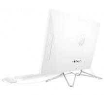 All-in-One PC - 23.8" HP AiO 24-cr0056ci 23.8" FHD AG IPS, Intel Core i3-N300, 1x8GB DDR4, 256GB M.2 2280 PCIe NVMe SSD, Intel® Iris Xe Graphics, CR, HD Cam, WiFi6 2x2 + BT5, HDMI, LAN, White Wired KBD 125KB and MS, FreeDos, Shell White. thumbnav 3
